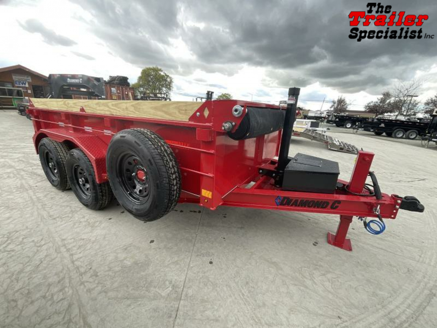 New 2025 Diamond C Trailers 6.5FT X 12FT 9890 GVW TA PACESETTER Dump Trailer