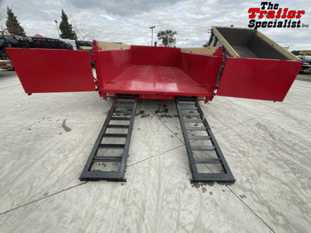 New 2025 Diamond C Trailers 6.5FT X 12FT 9890 GVW TA PACESETTER Dump Trailer
