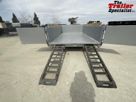New 2025 Diamond C Trailers 7FT X 12FT 14.9K GVW Dump Trailer