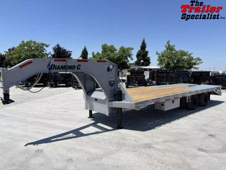 New 2025 Diamond C Trailers 8.5FT X 25FT 25.9K GVW Flatbed Trailer