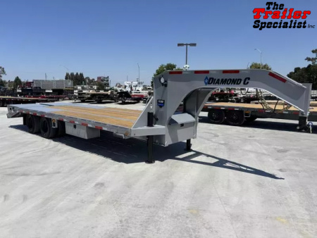 New 2025 Diamond C Trailers 8.5FT X 25FT 25.9K GVW Flatbed Trailer
