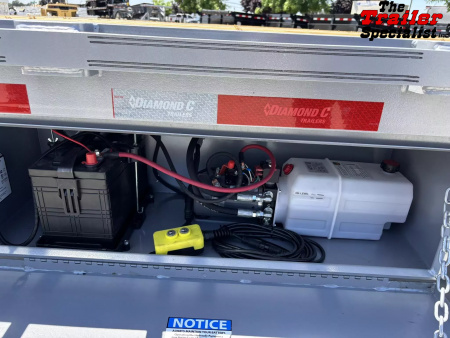 New 2025 Diamond C Trailers 8.5FT X 25FT 25.9K GVW Flatbed Trailer