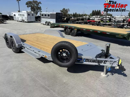 New 2025 Diamond C Trailers 7FT X 16FT 7K GVW Car Hauler
