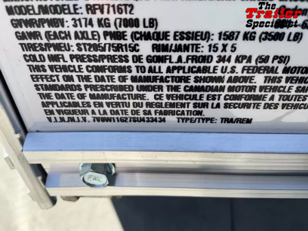 New 2025 Wells Cargo 7FT X 16FT 7K GVW TA Cargo / Enclosed Trailer