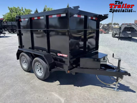 New 2025 Five Star Trailers 5FT X 8FT 7K GVW TA 4FT SIDES Dump Trailer