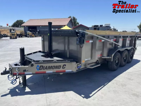 New 2025 Diamond C Trailers 7FT X 16FT 24K GVW Dump Trailer
