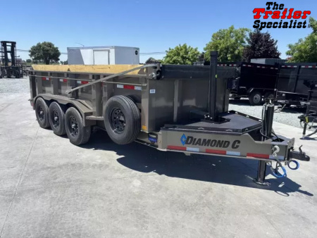 New 2025 Diamond C Trailers 7FT X 16FT 24K GVW Dump Trailer