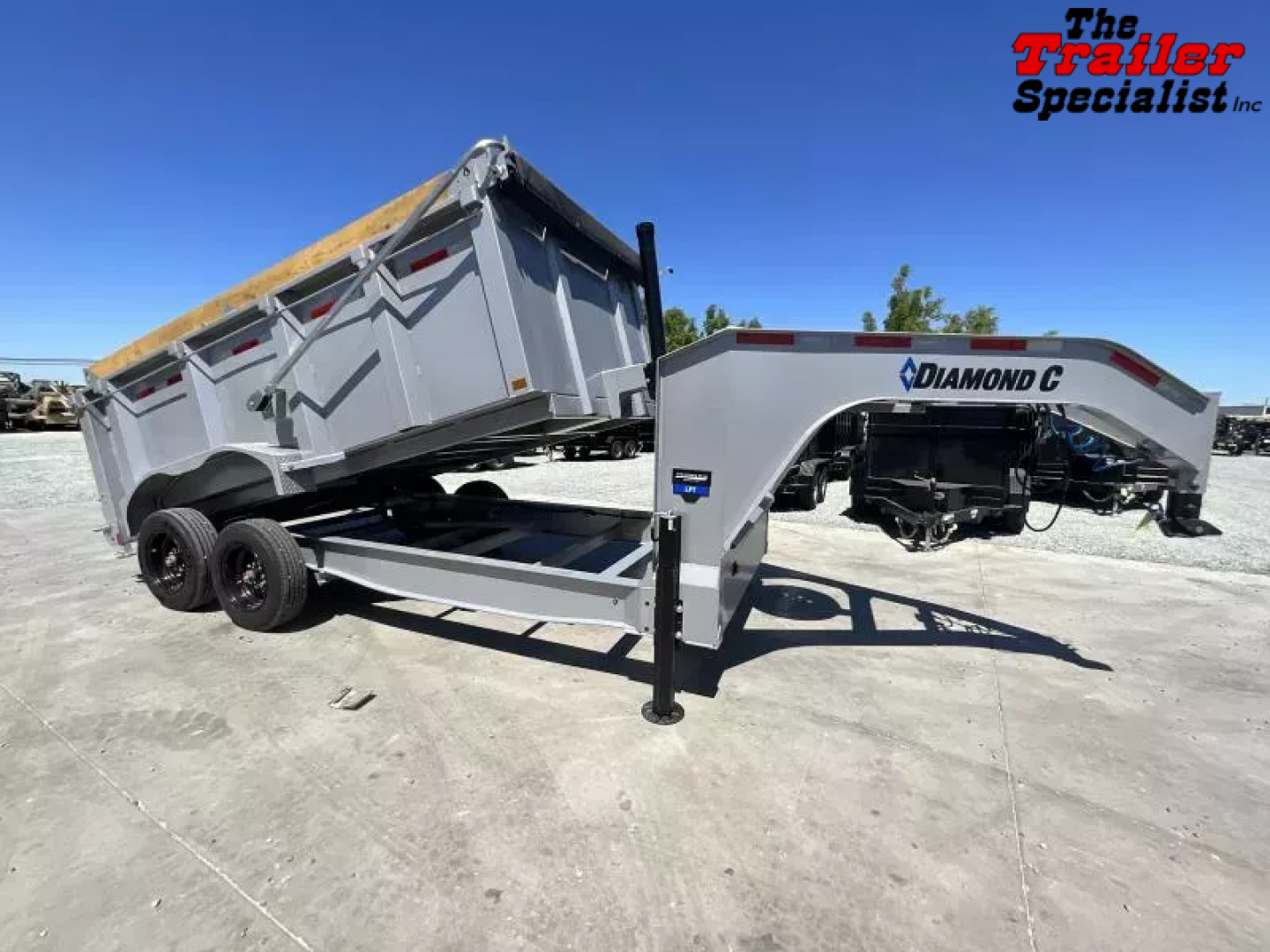 New 2025 Diamond C Trailers 7FT X 14FT 18K GVW Dump Trailer