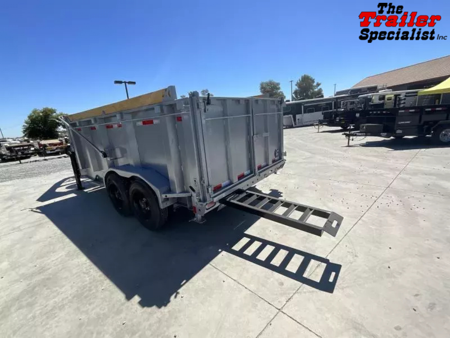 New 2025 Diamond C Trailers 7FT X 14FT 18K GVW Dump Trailer