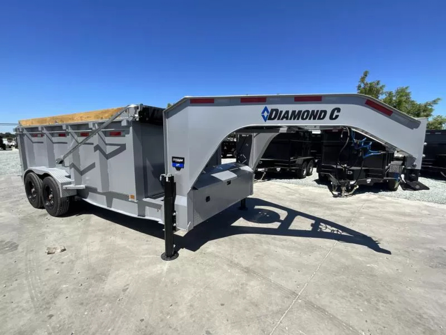 New 2025 Diamond C Trailers 7FT X 14FT 18K GVW Dump Trailer