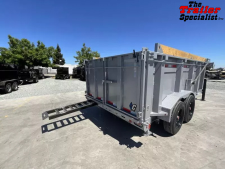 New 2025 Diamond C Trailers 7FT X 14FT 18K GVW Dump Trailer