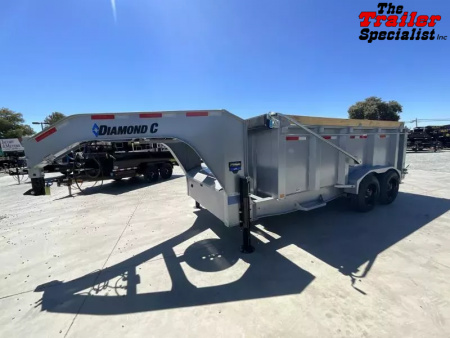 New 2025 Diamond C Trailers 7FT X 14FT 18K GVW Dump Trailer