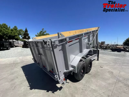 New 2025 Diamond C Trailers 7FT X 14FT 18K GVW Dump Trailer