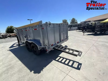 New 2025 Diamond C Trailers 7FT X 14FT 18K GVW Dump Trailer