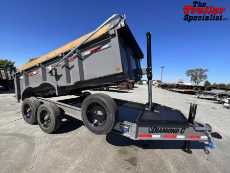 New 2025 Diamond C Trailers 7FT X 14FT 23K GVW Dump Trailer