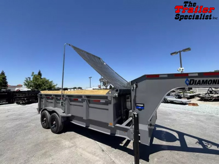 New 2025 Diamond C Trailers 7FT X 16FT 23K GVW Dump Trailer