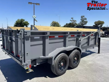New 2025 Diamond C Trailers 7FT X 16FT 23K GVW Dump Trailer