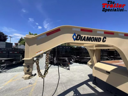 New 2025 Diamond C Trailers 8.5FT X 35FT 40K GVW Flatbed Trailer