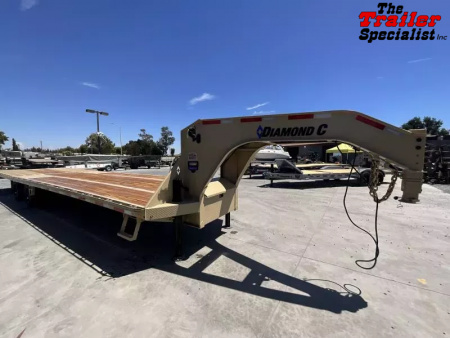 New 2025 Diamond C Trailers 8.5FT X 35FT 40K GVW Flatbed Trailer