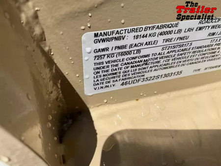 New 2025 Diamond C Trailers 8.5FT X 35FT 40K GVW Flatbed Trailer