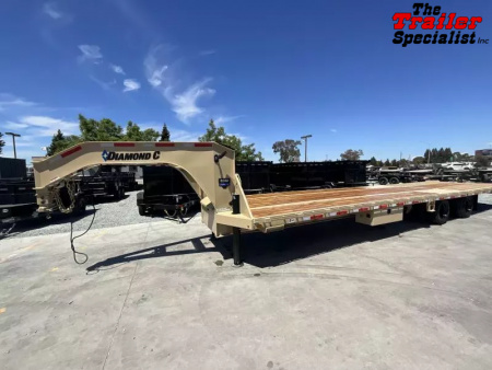 New 2025 Diamond C Trailers 8.5FT X 35FT 40K GVW Flatbed Trailer