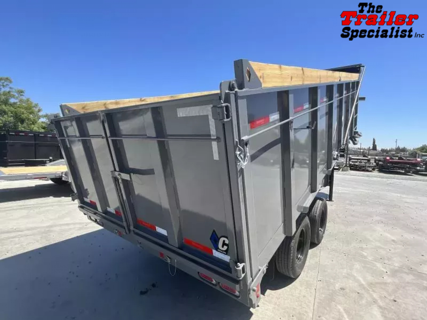 New 2025 Diamond C Trailers 8FT X 20FT 25.9K GVW TA 4FT SIDES Dump Trailer