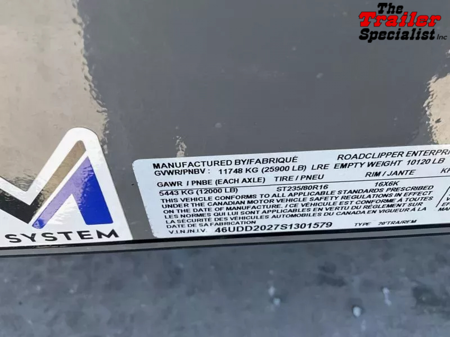 New 2025 Diamond C Trailers 8FT X 20FT 25.9K GVW TA 4FT SIDES Dump Trailer