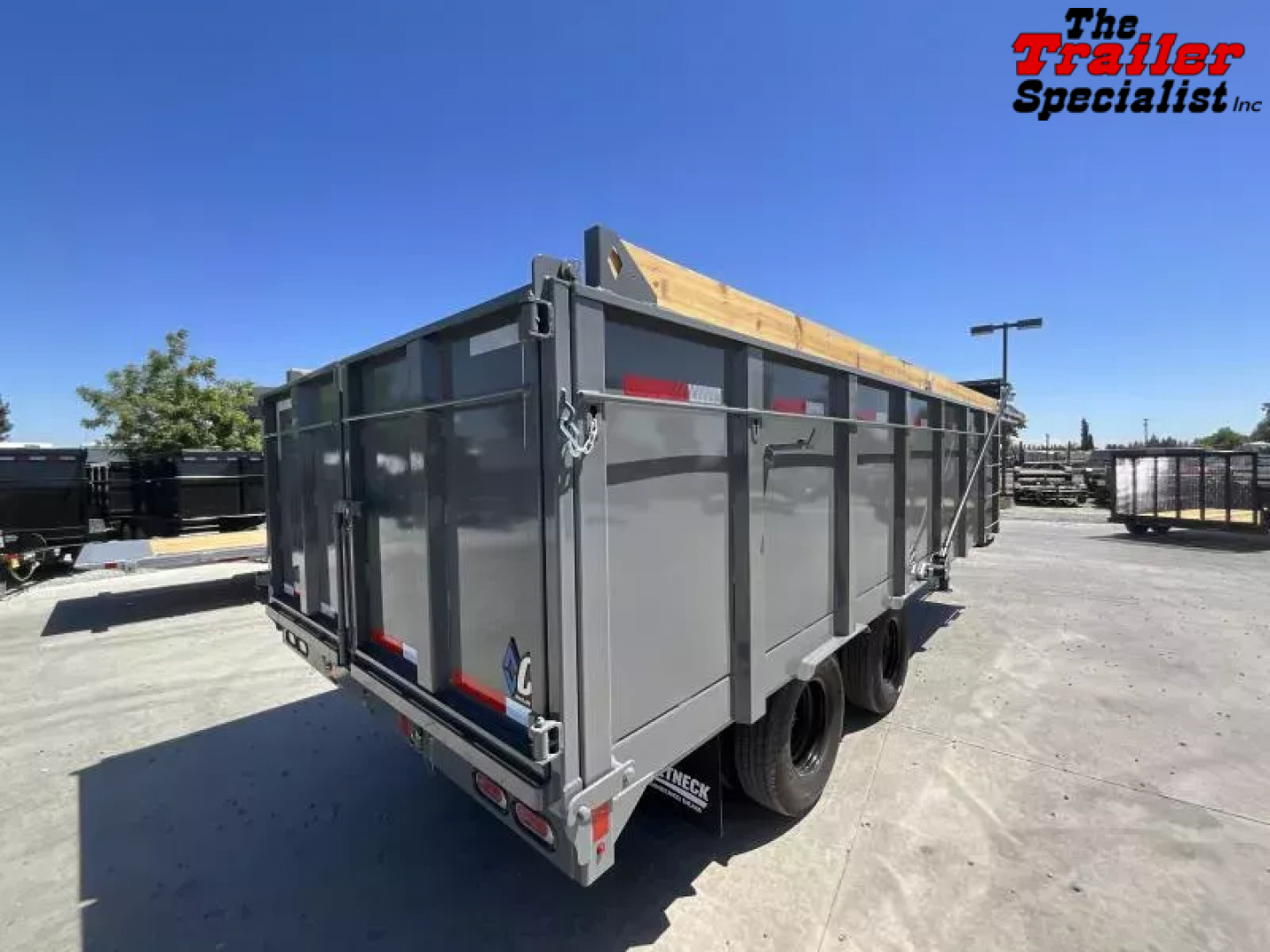 New 2025 Diamond C Trailers 8FT X 20FT 25.9K GVW TA 4FT SIDES Dump Trailer
