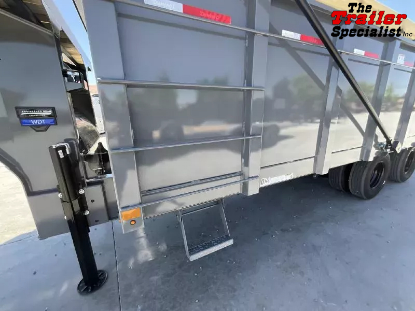 New 2025 Diamond C Trailers 8FT X 20FT 25.9K GVW TA 4FT SIDES Dump Trailer