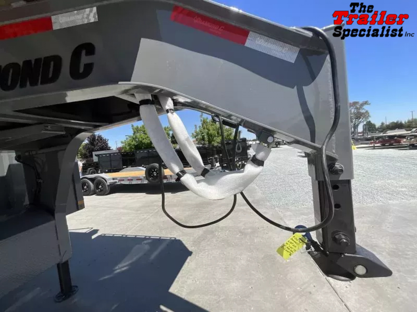 New 2025 Diamond C Trailers 8FT X 20FT 25.9K GVW TA 4FT SIDES Dump Trailer