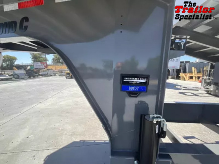 New 2025 Diamond C Trailers 8FT X 20FT 25.9K GVW TA 4FT SIDES Dump Trailer