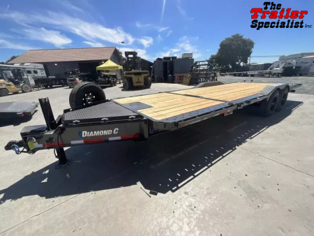 New 2025 Diamond C Trailers 8.5FT X 24FT 18K GVW Equipment Trailer