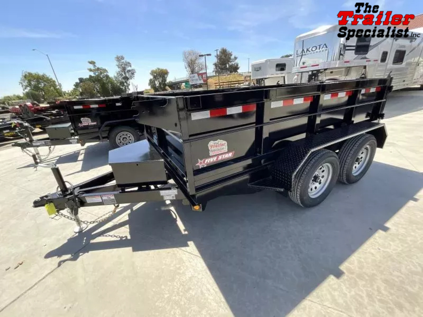 New 2025 Five Star Trailers 6.5FT X 10FT 7K GVW TA Dump Trailer