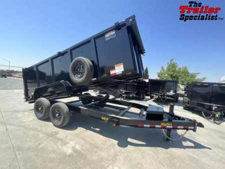 New 2026 Big Tex Trailers 7FT X 16FT 14K GVW TA 4FT SIDES Dump Trailer