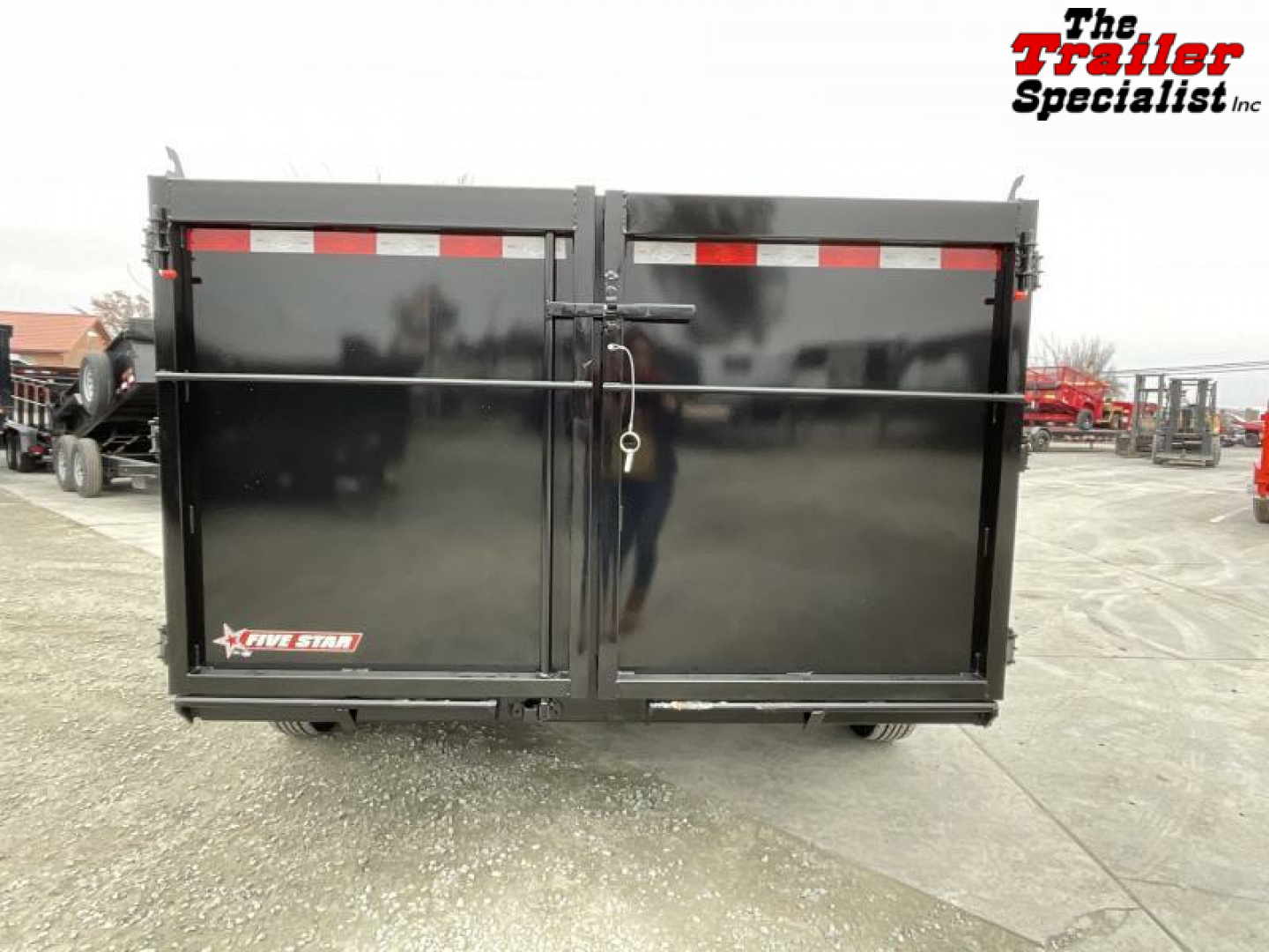 New 2025 Five Star Trailers 7FT X 14FT 14K GVW TA 4FT SIDES TELESCOPIC Dump Trailer