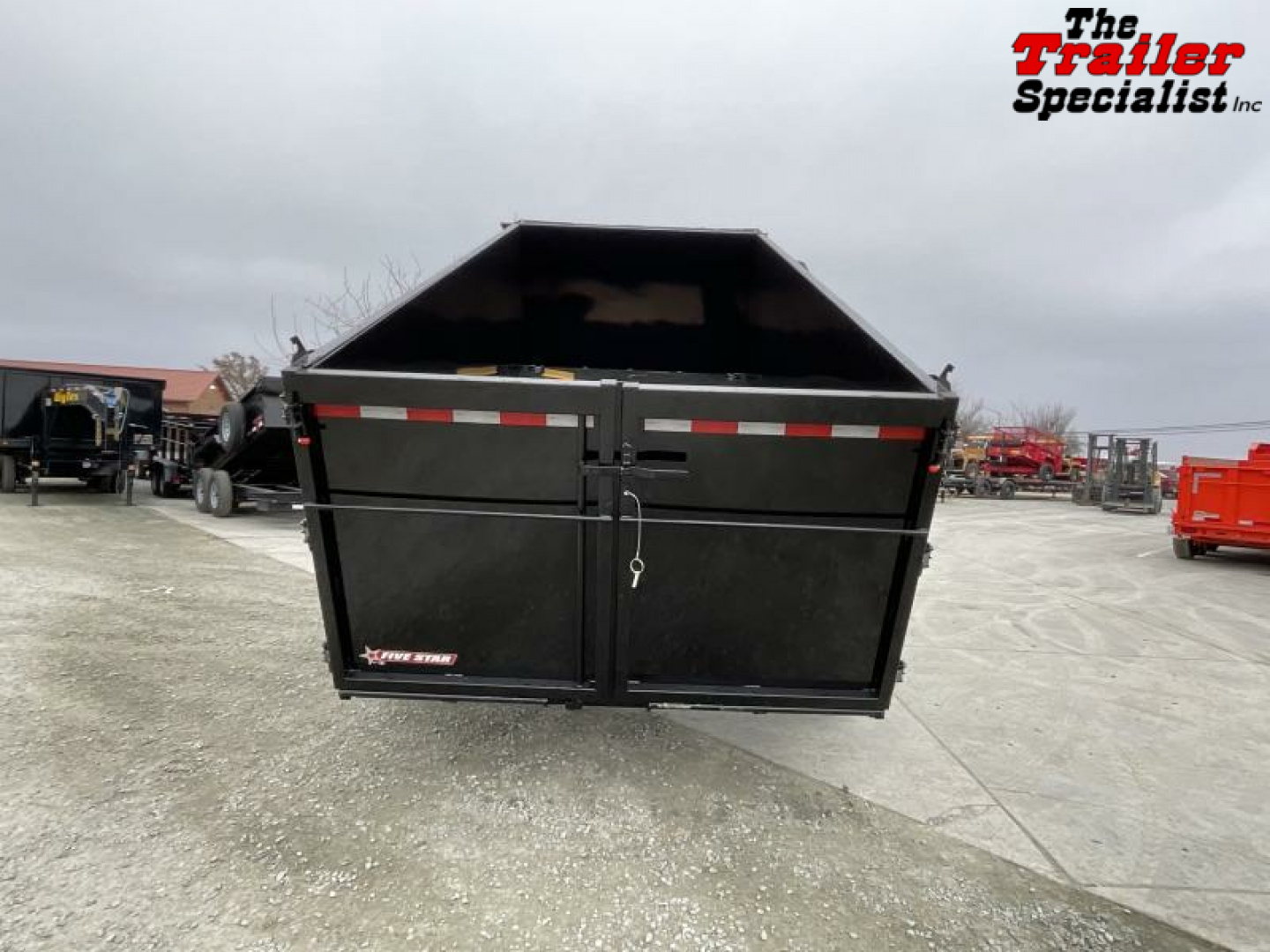 New 2025 Five Star Trailers 7FT X 14FT 14K GVW TA 4FT SIDES TELESCOPIC Dump Trailer