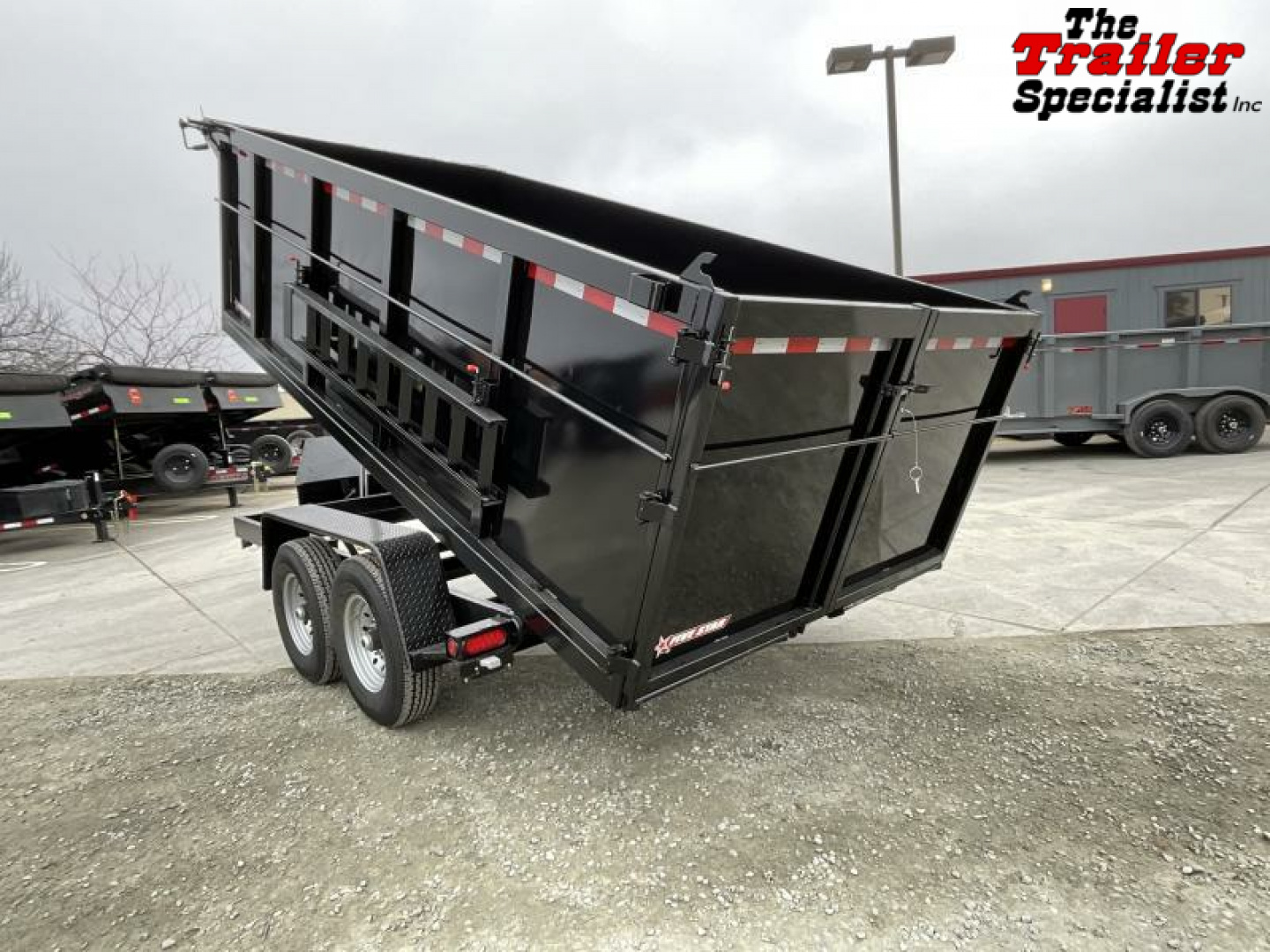 New 2025 Five Star Trailers 7FT X 14FT 14K GVW TA 4FT SIDES TELESCOPIC Dump Trailer