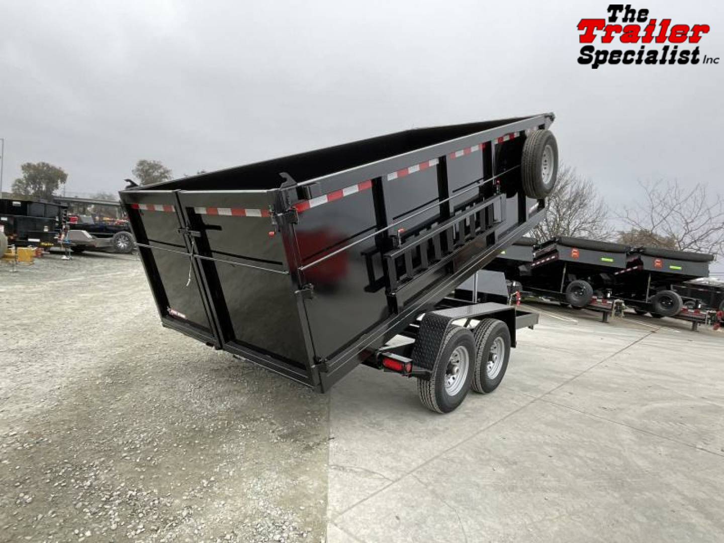New 2025 Five Star Trailers 7FT X 14FT 14K GVW TA 4FT SIDES TELESCOPIC Dump Trailer