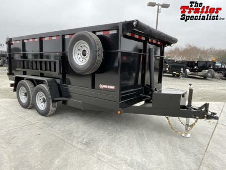 New 2025 Five Star Trailers 7FT X 14FT 14K GVW TA 4FT SIDES TELESCOPIC Dump Trailer