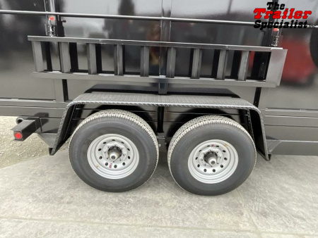 New 2025 Five Star Trailers 7FT X 14FT 14K GVW TA 4FT SIDES TELESCOPIC Dump Trailer