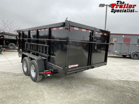 New 2025 Five Star Trailers 7FT X 14FT 14K GVW TA 4FT SIDES TELESCOPIC Dump Trailer