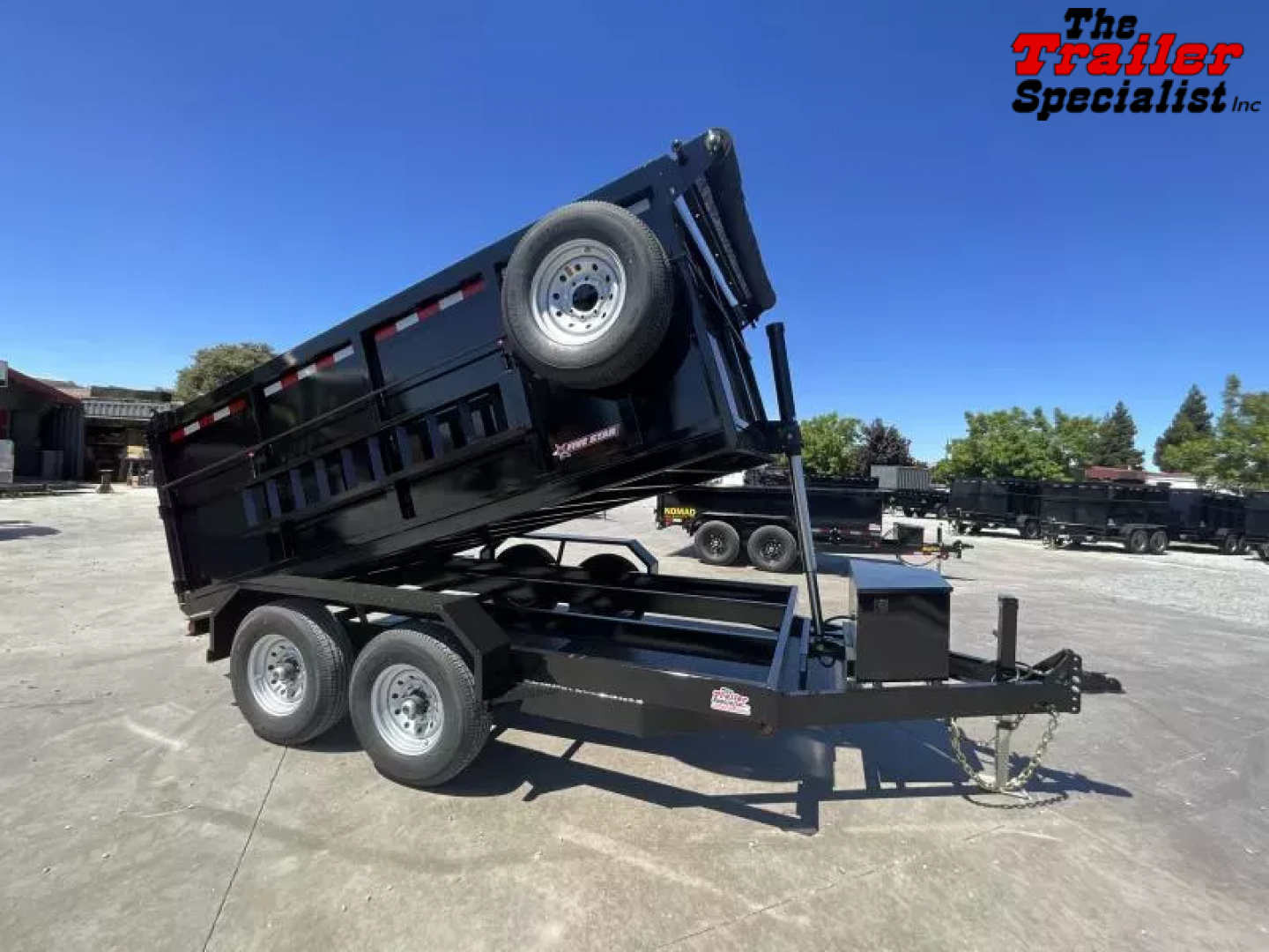 New 2025 Five Star Trailers 7FT X 12FT 14K GVW TA 4FT SIDES TELESCOPIC Dump Trailer