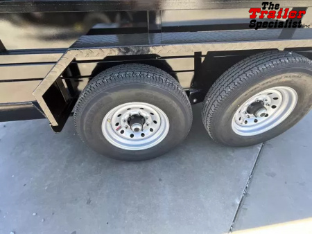 New 2025 Five Star Trailers 7FT X 12FT 14K GVW TA 4FT SIDES TELESCOPIC Dump Trailer