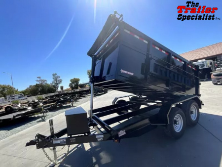 New 2025 Five Star Trailers 7FT X 12FT 14K GVW TA 4FT SIDES TELESCOPIC Dump Trailer