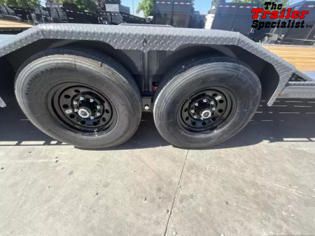 New 2026 Diamond C Trailers 7FT X 24FT 14.9K GVW Equipment Trailer