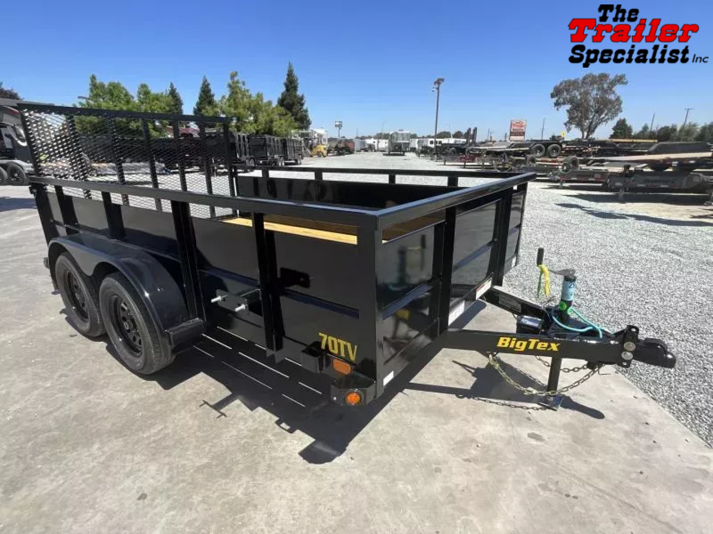 New 2026 Big Tex Trailers 7FT X 12FT 7K GVW TA Utility Trailer
