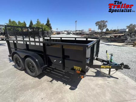 New 2026 Big Tex Trailers 7FT X 12FT 7K GVW TA Utility Trailer
