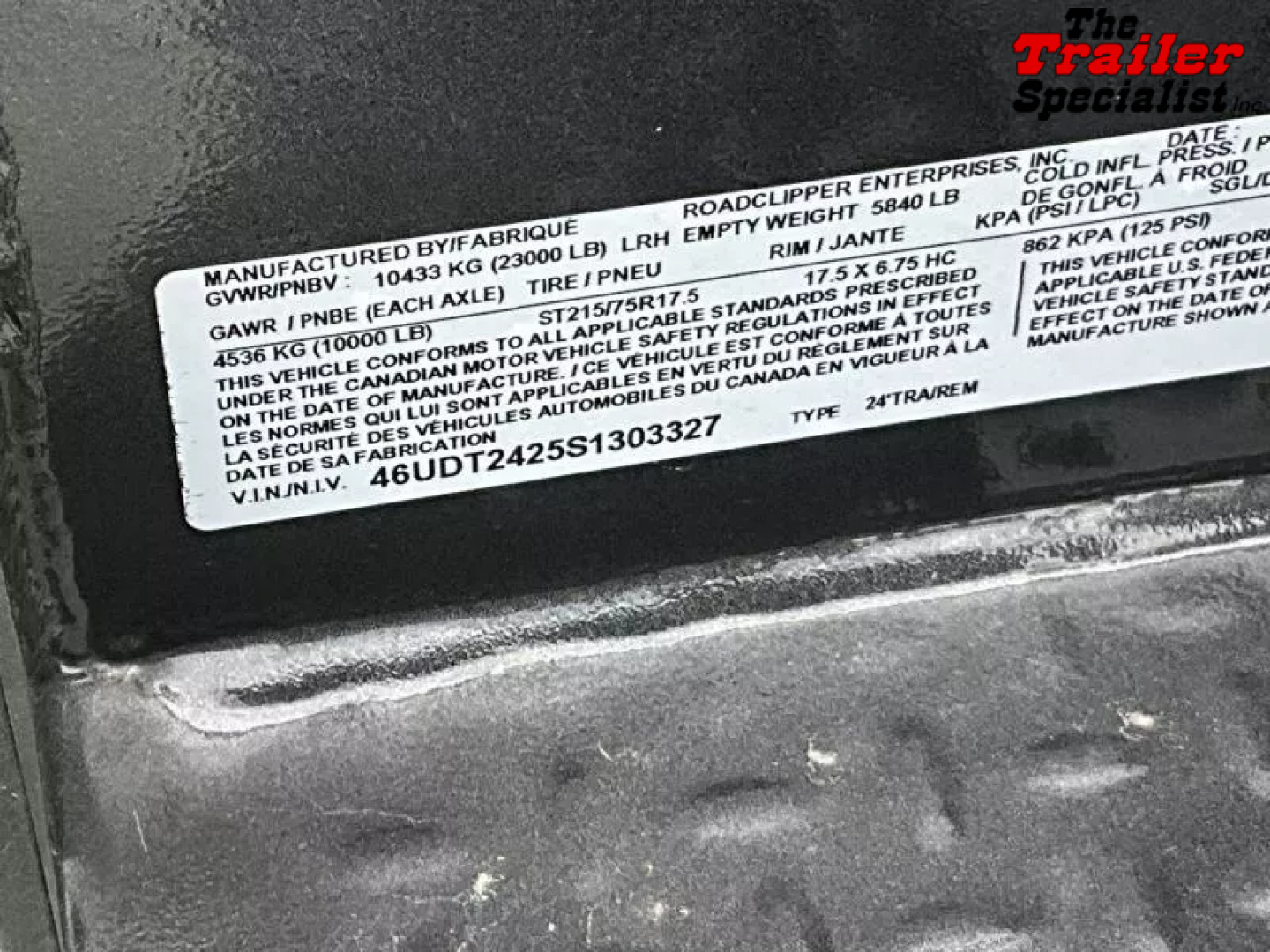 New 2025 Diamond C Trailers 8.5FT X 24FT 23K GVW Flatbed Trailer