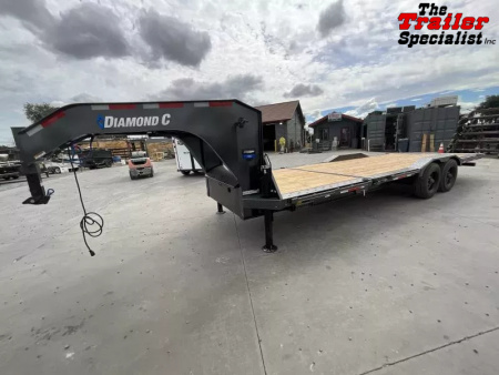 New 2025 Diamond C Trailers 8.5FT X 24FT 23K GVW Flatbed Trailer