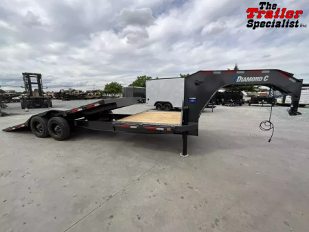 New 2025 Diamond C Trailers 8.5FT X 24FT 23K GVW Flatbed Trailer